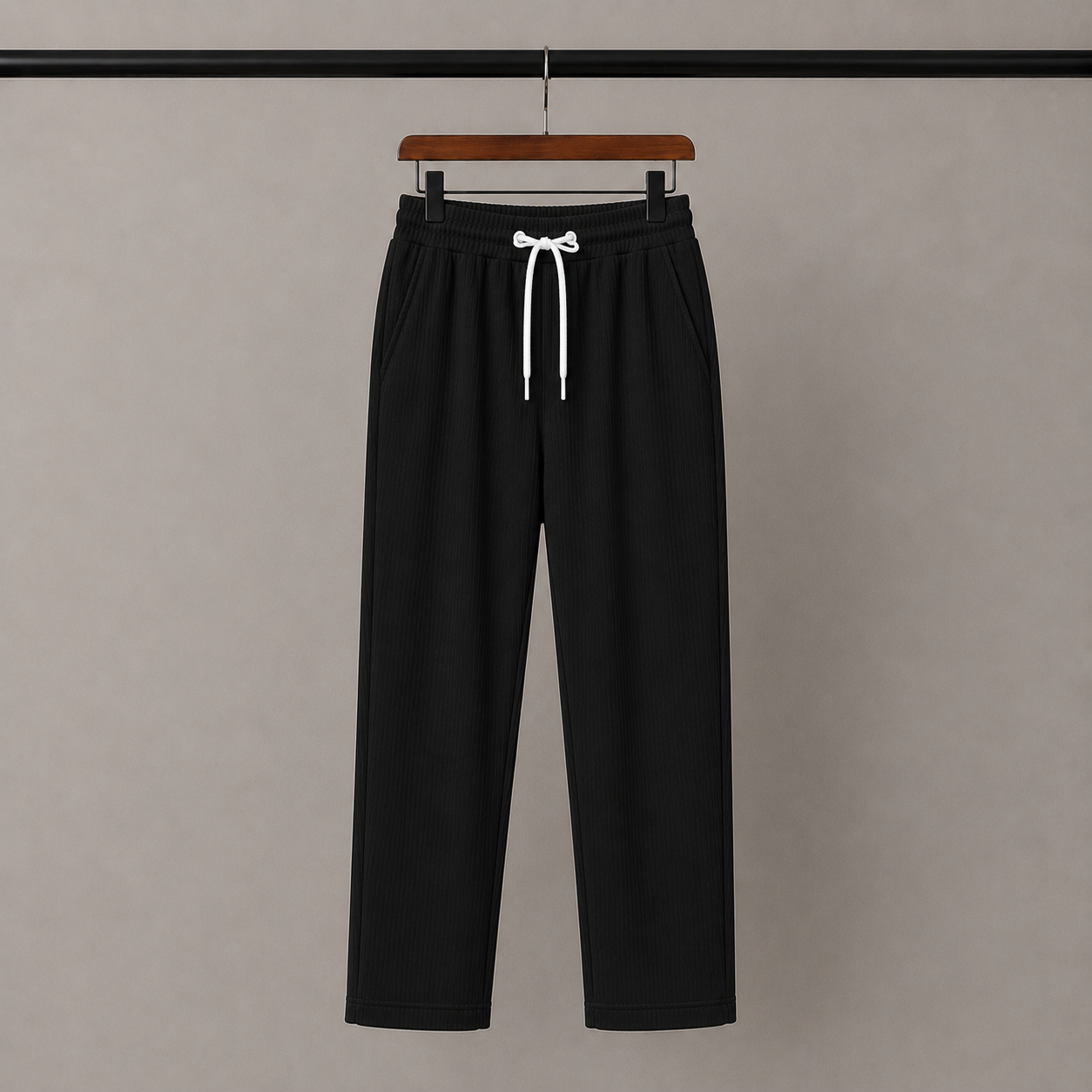 Zipper Polo Black Colored T-Shirt  & Black Pant COMBO SET Premium