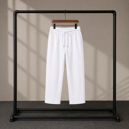 Premium Korean Cherry Maroon Shirt & white Pant Combo Set for Men
