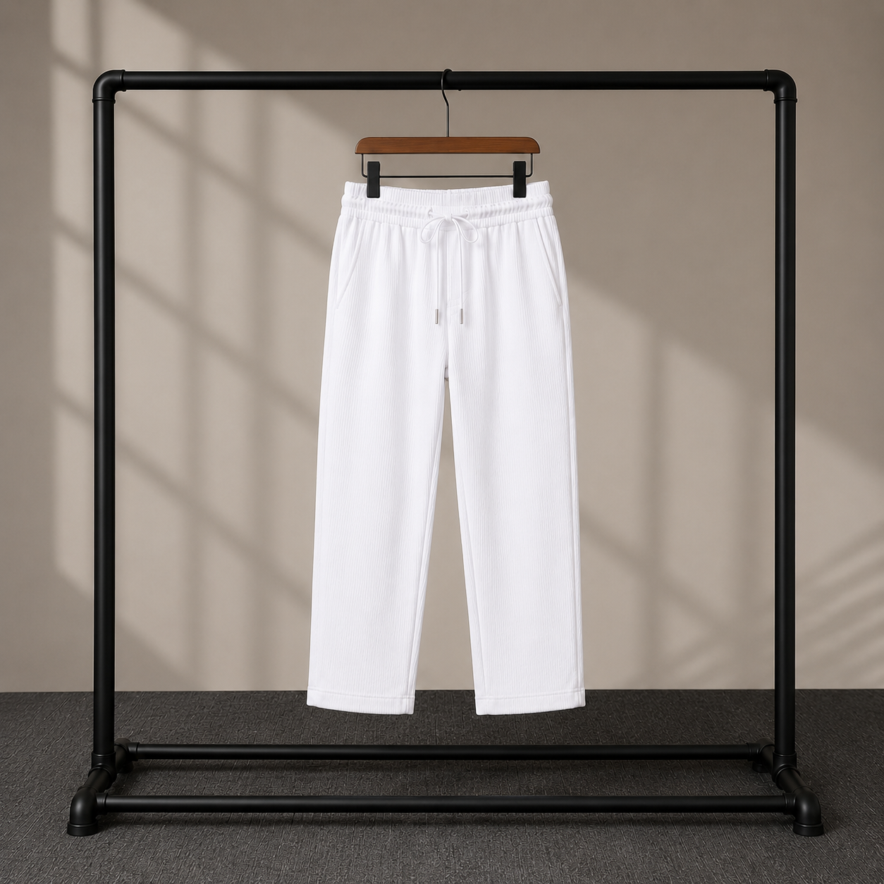Premium Korean Cherry White Shirt & White Pant Combo Set for Men