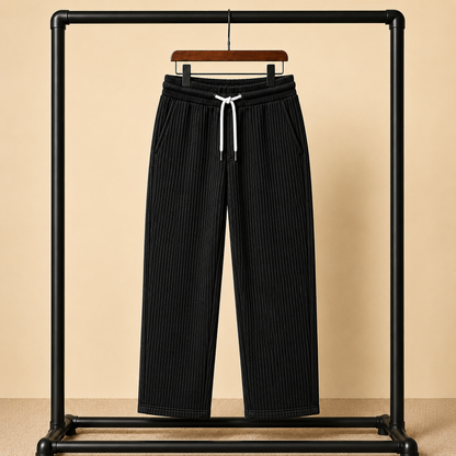 Premium Korean Cherry Maroon Shirt & Black Pant Combo Set for Men