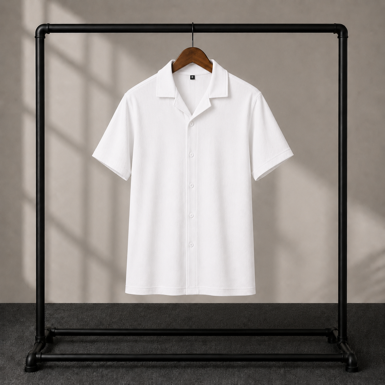 Premium Korean Cherry White Shirt & White Pant Combo Set for Men